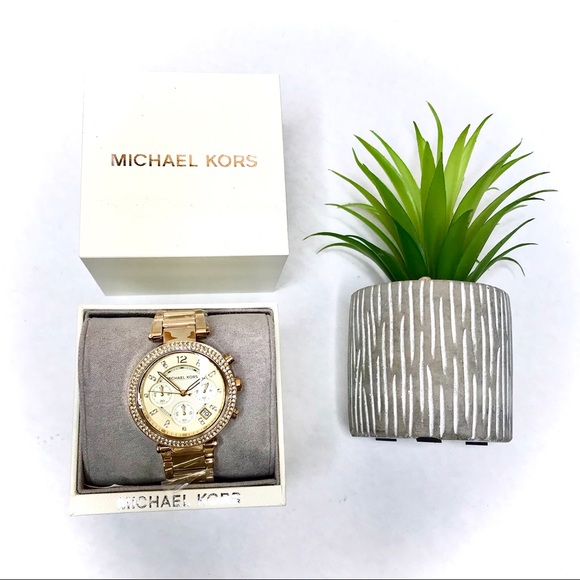Michael Kors Accessories - Michael Kors Parker Two Tone Watch